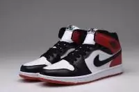 new nike air jordan 1 chaussures homme classique for sale blanc noir rouge wre